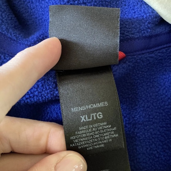 Men’s The North Face purple blue gray zip front jacket - size XL - Picture 10 of 10